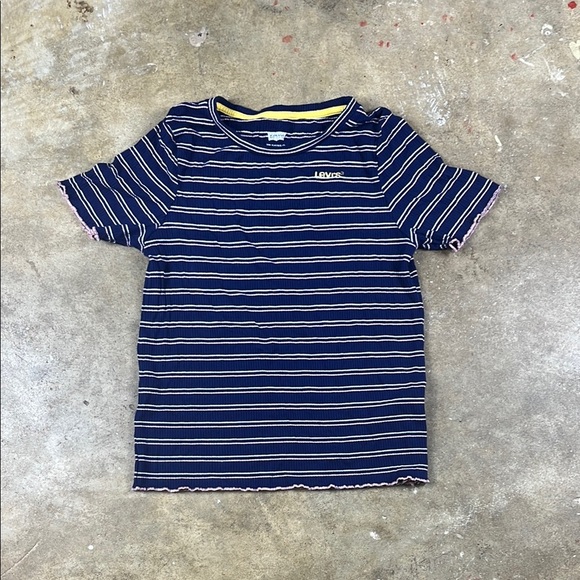 Levi's Blue and Yellow Short Sleeve Tee - Picture 1 of 7